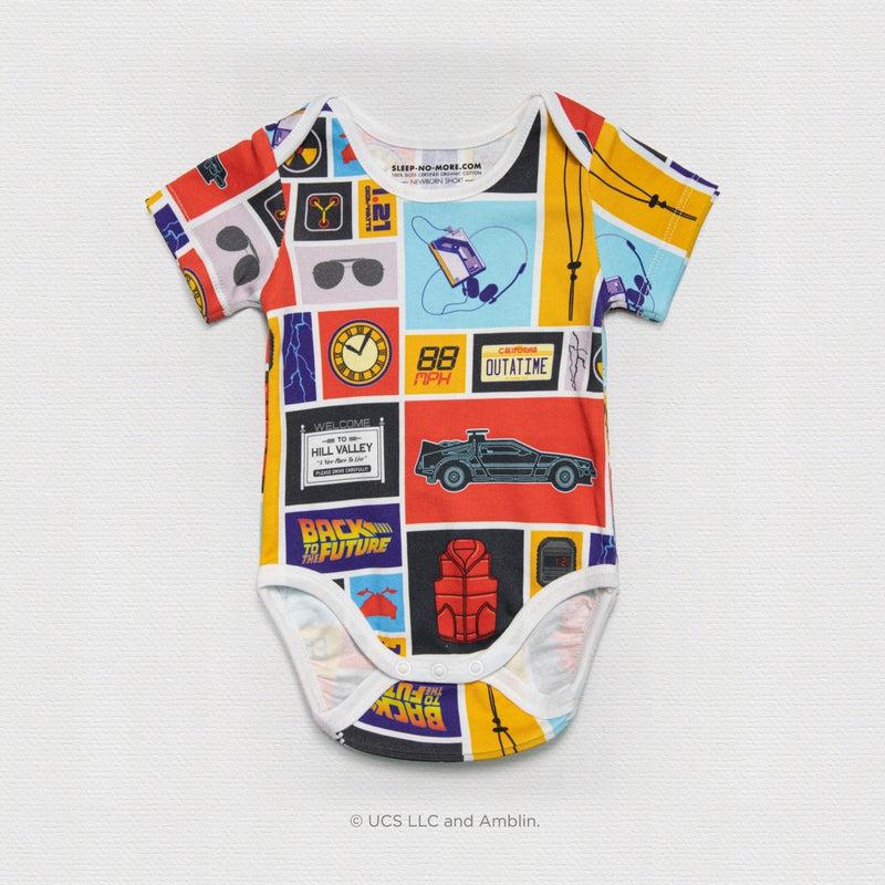 Short Sleeve Baby Bodysuit BACK TO THE FUTURE 02-Baby Bodysuits-sleep-no-more