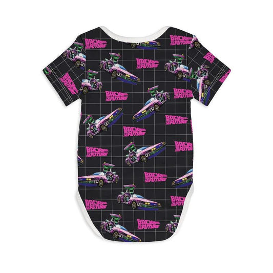 Short Sleeve Baby Bodysuit BACK TO THE FUTURE 03-Baby Bodysuits-sleep-no-more