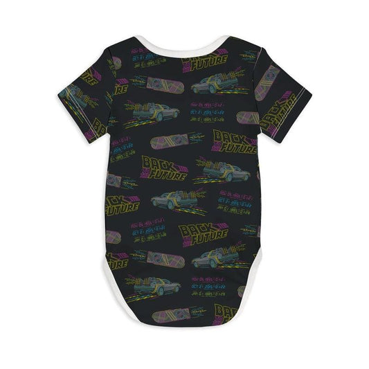 Short Sleeve Baby Bodysuit BACK TO THE FUTURE 04-Baby Bodysuits-sleep-no-more