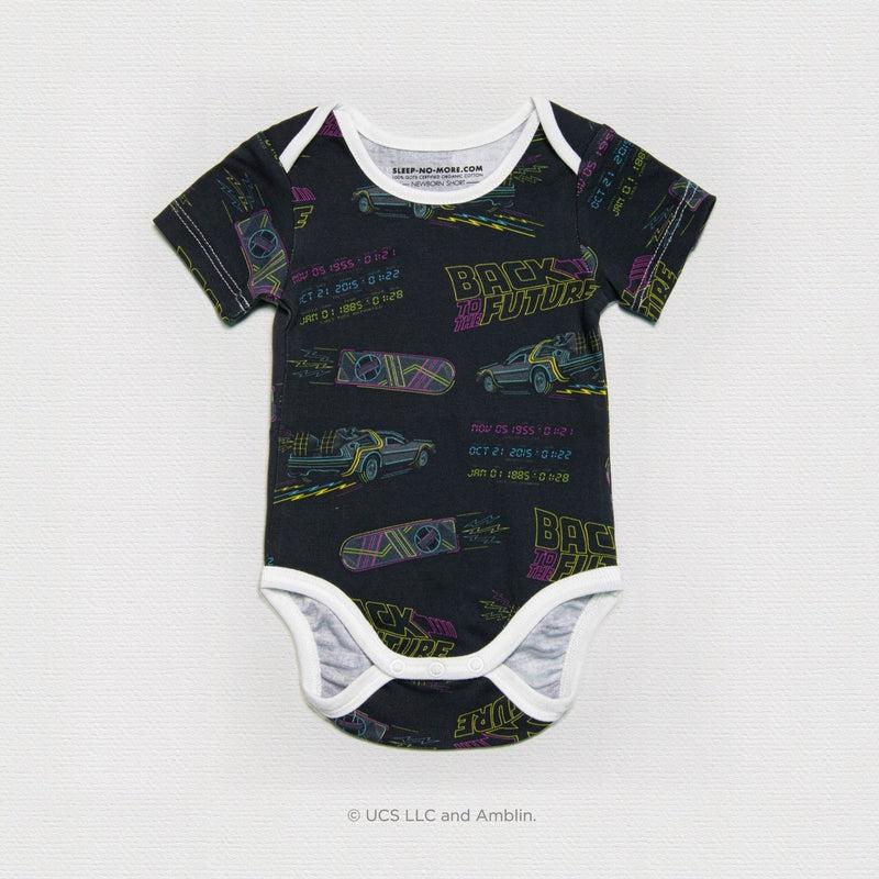 Short Sleeve Baby Bodysuit BACK TO THE FUTURE 04-Baby Bodysuits-sleep-no-more