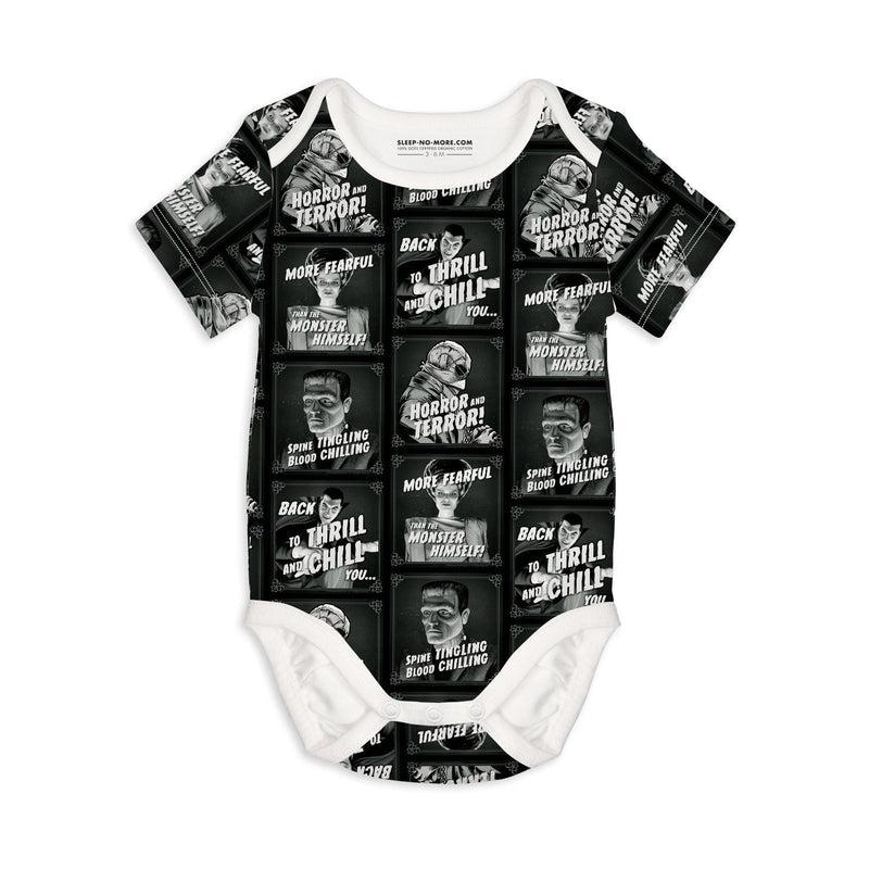 Short Sleeve Baby Bodysuit BACK TO THRILL AND CHILL YOU...-Baby Romper-sleep-no-more