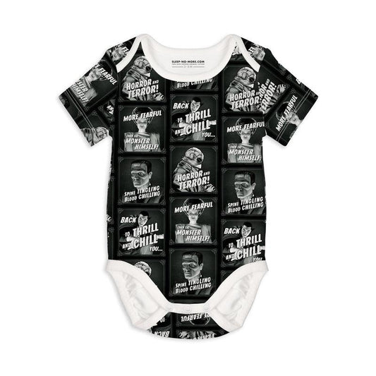 Short Sleeve Baby Bodysuit BACK TO THRILL AND CHILL YOU...-Baby Romper-sleep-no-more