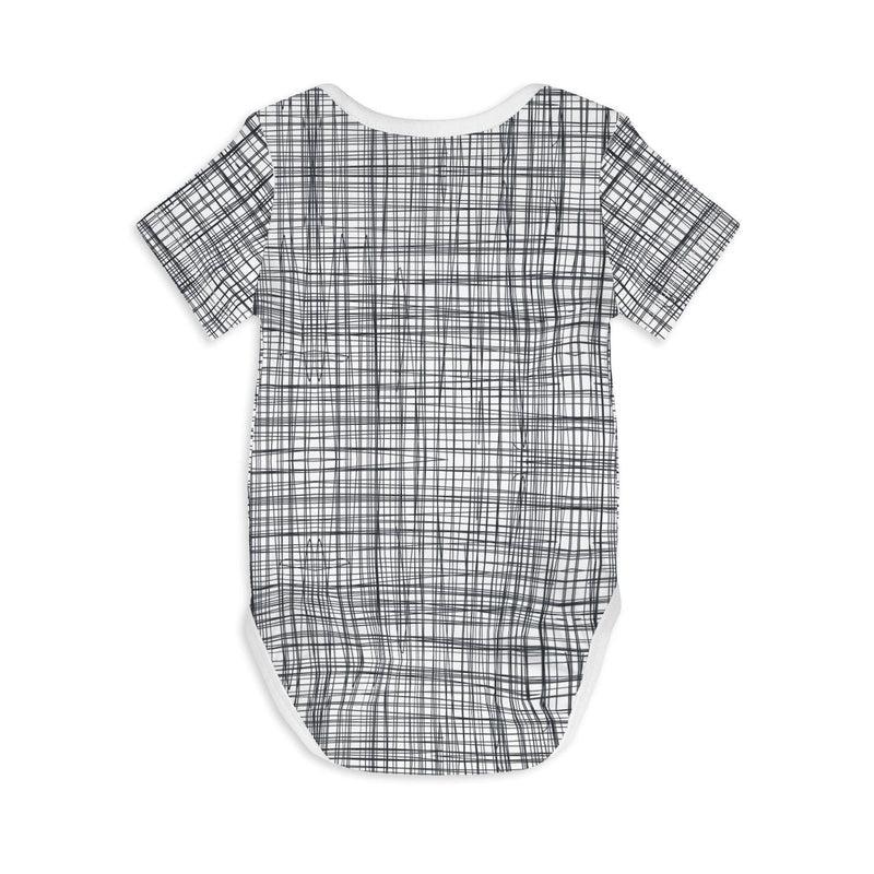Short Sleeve Baby Bodysuit BREAD AND BUTTER-Baby Romper-sleep-no-more