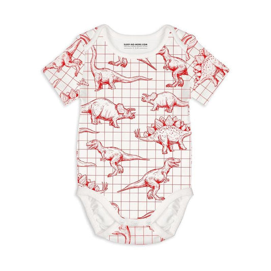 Short Sleeve Baby Bodysuit DINOMITE-Baby Romper-sleep-no-more