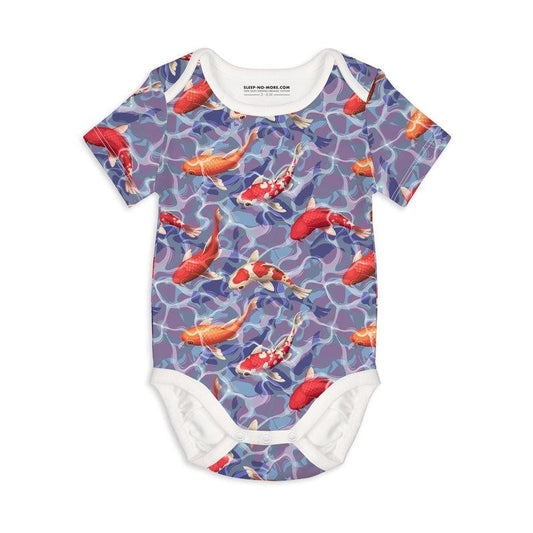 Short Sleeve Baby Bodysuit DON'T BE KOI-Baby Romper-sleep-no-more