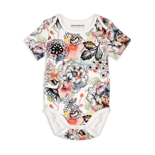 Short Sleeve Baby Bodysuit DREAM A LITTLE DREAM OF ME-Baby Romper-sleep-no-more