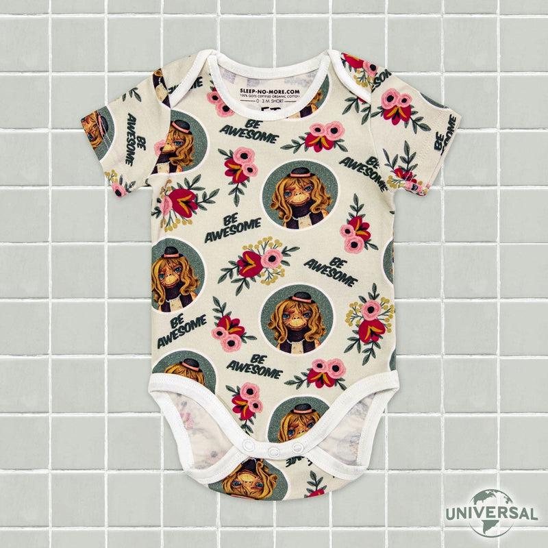 Short Sleeve Baby Bodysuit E.T. THE EXTRA TERRESTRIAL 02-Baby Romper-sleep-no-more