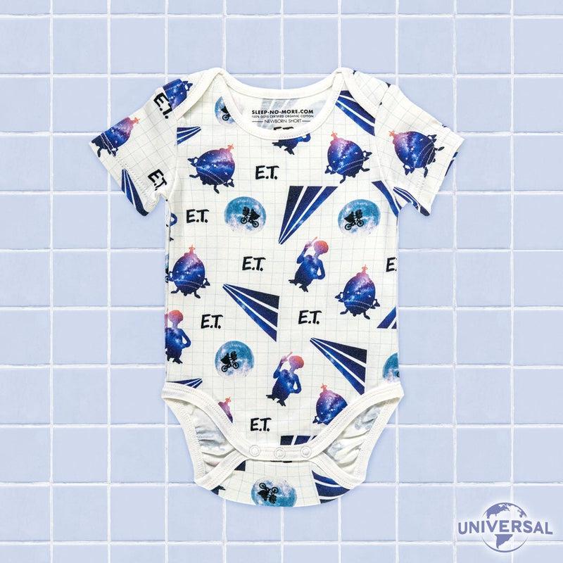 Short Sleeve Baby Bodysuit E.T. THE EXTRA TERRESTRIAL 03-Baby Romper-sleep-no-more