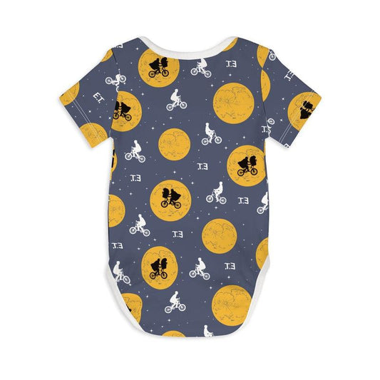 Short Sleeve Baby Bodysuit E.T. THE EXTRA TERRESTRIAL 04-Baby Romper-sleep-no-more