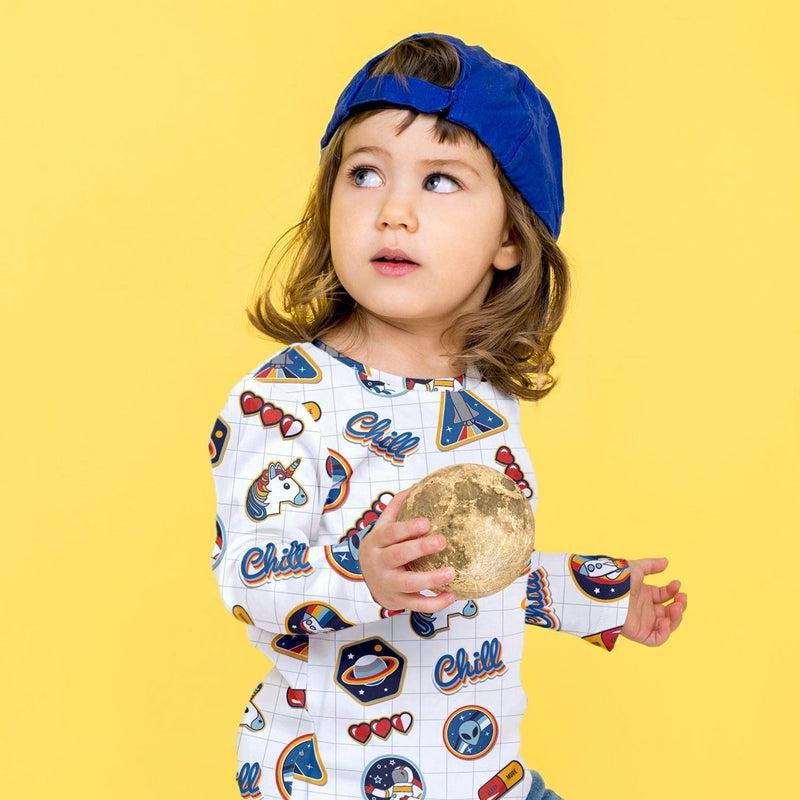 Short Sleeve Baby Bodysuit I NEED SPACE-Baby Romper-sleep-no-more