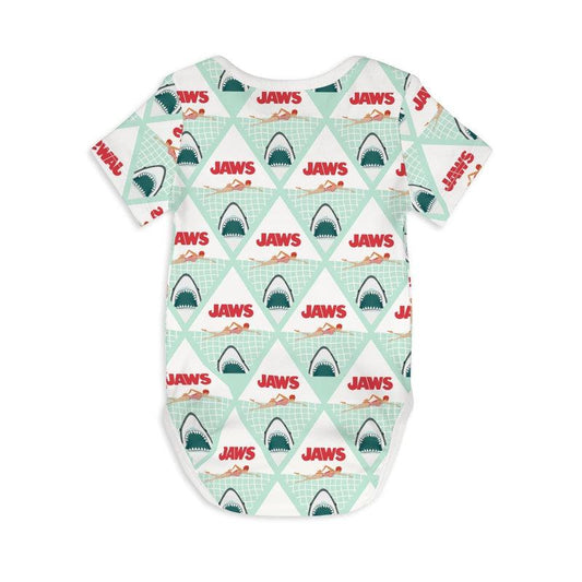 Short Sleeve Baby Bodysuit JAWS 01-Baby Romper-sleep-no-more