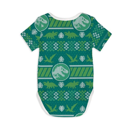 Short Sleeve Baby Bodysuit JURASSIC PARK 04-bodysuits-sleep-no-more