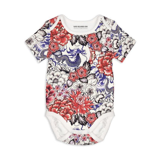 Short Sleeve Baby Bodysuit LIGHT MY FIRE-bodysuits-sleep-no-more