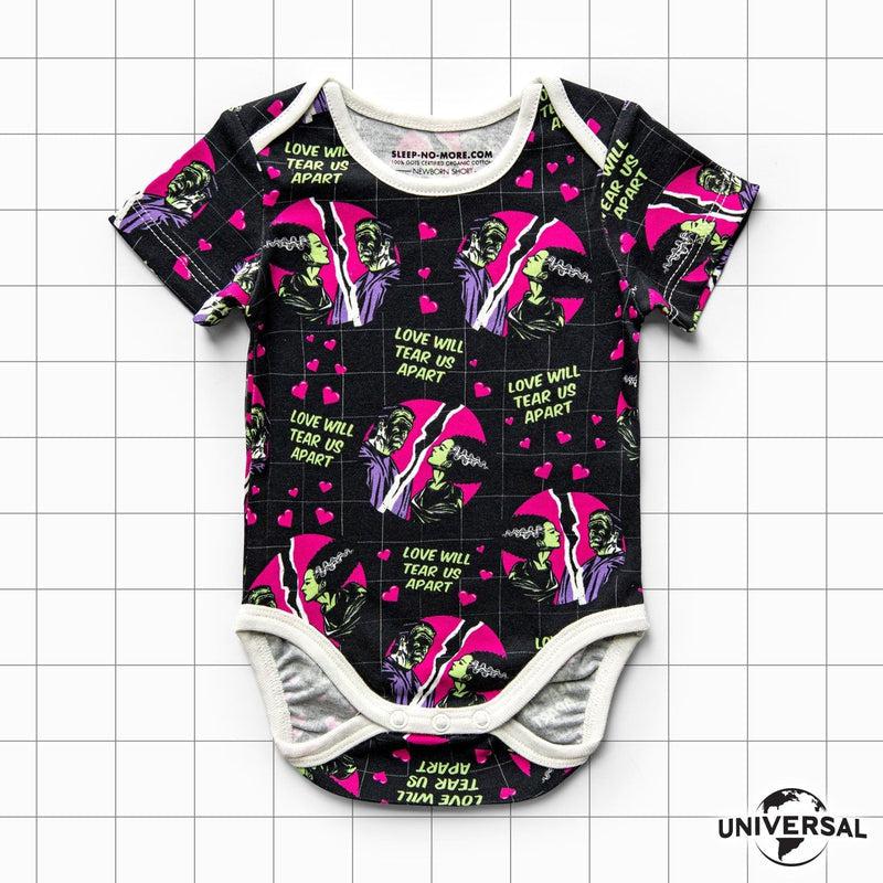 Short Sleeve Baby Bodysuit LOVE WILL TEAR US APART-bodysuits-sleep-no-more