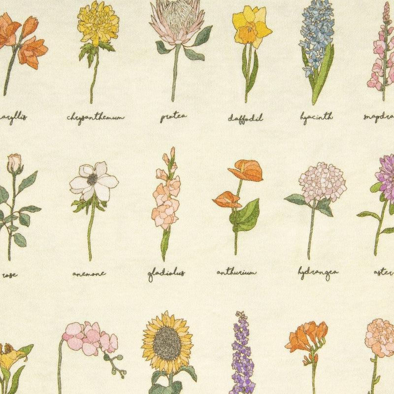 Short Sleeve Baby Bodysuit ONCE & FLORAL-bodysuits-sleep-no-more