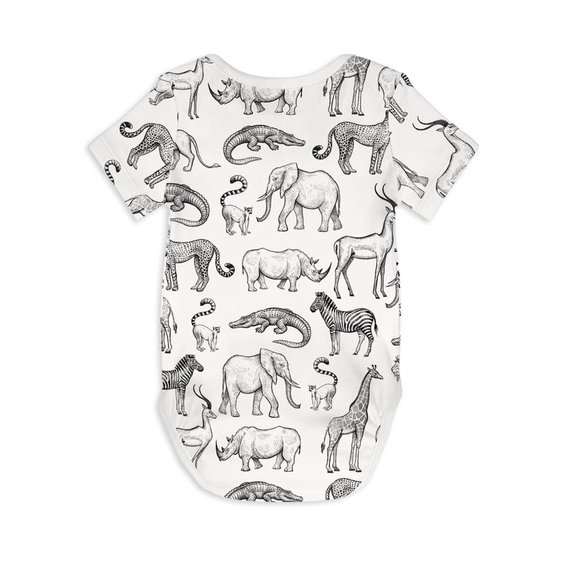 Short Sleeve Baby Bodysuit TAKE A WALK ON THE WILD SIDE-bodysuits-sleep-no-more