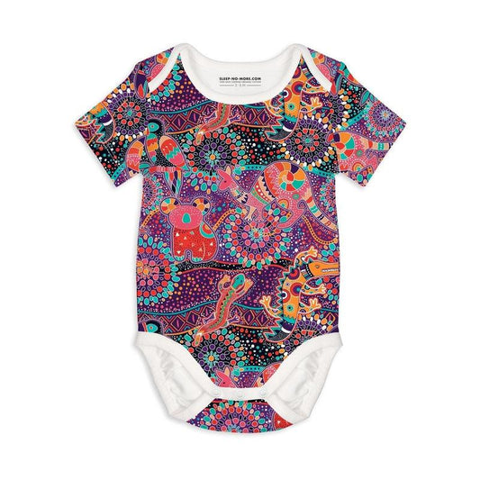Short Sleeve Baby Bodysuit TOP KOALITY-baby bodysuit-sleep-no-more