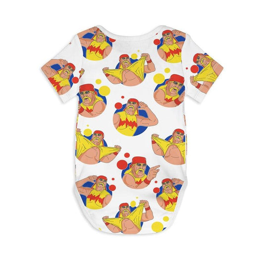 Short Sleeve Baby Bodysuit WHATCHA GONNA DO-baby bodysuit-sleep-no-more