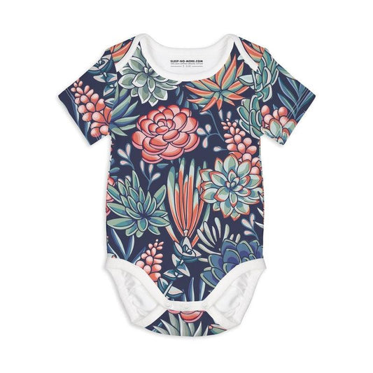Short Sleeve Baby Bodysuit YOU HAD ME AT ALOE-baby bodysuit-sleep-no-more