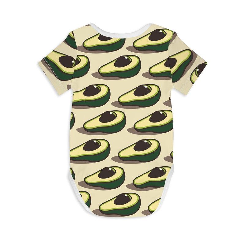 Short Sleeve Baby Bodysuit YOU'RE THE AVOCADO TO MY TOAST-baby bodysuit-sleep-no-more