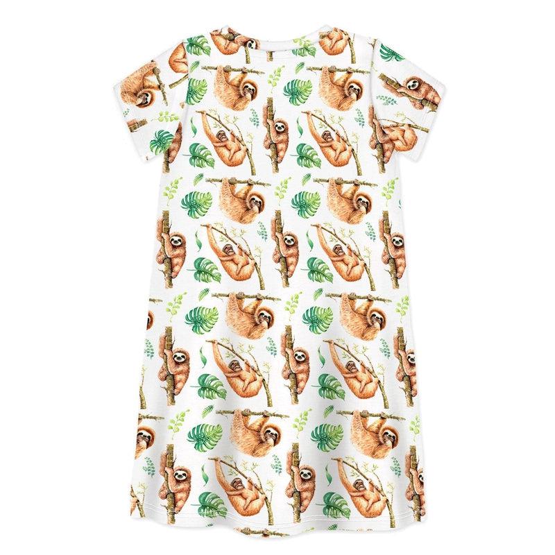 Short Sleeve Dress THE BAGS UNDER MY EYES-kids dresses-sleep-no-more