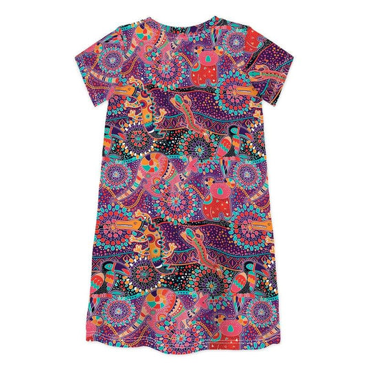 Short Sleeve Dress TOP KOALITY-kids dresses-sleep-no-more