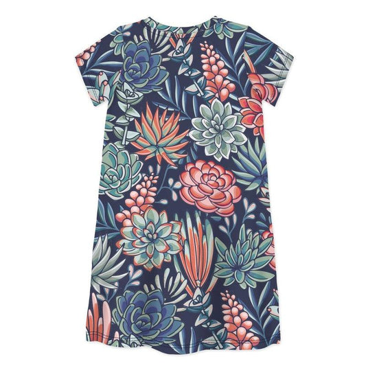 Short Sleeve Dress YOU HAD ME AT ALOE-Dresses-sleep-no-more