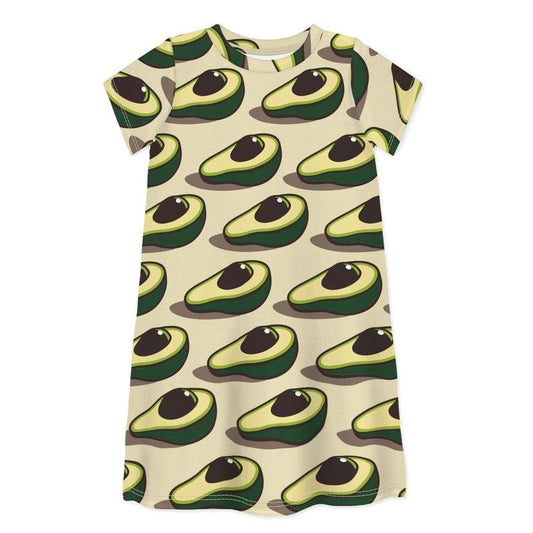 Short Sleeve Dress YOU'RE THE AVOCADO TO MY TOAST-Dresses-sleep-no-more