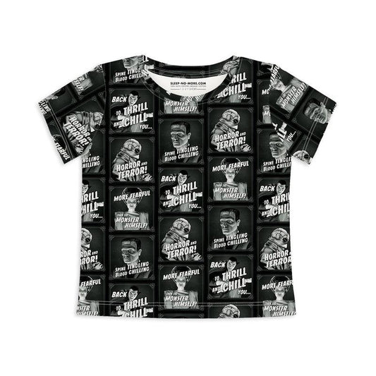 Short Sleeve T-shirt BACK TO THRILL AND CHILL YOU...-t-shirt-sleep-no-more