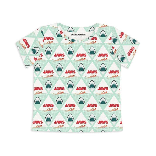 Short Sleeve T-shirt JAWS 01-Kids T-Shirts-sleep-no-more