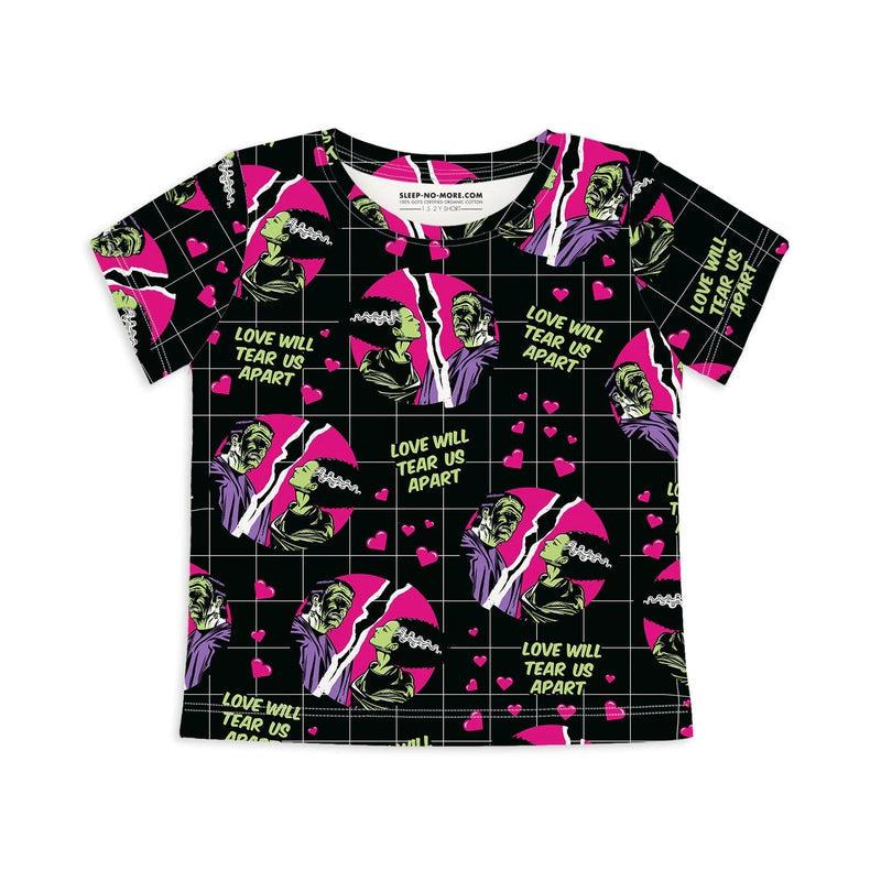 Short Sleeve T-shirt LOVE WILL TEAR US APART-Kids T-Shirts-sleep-no-more