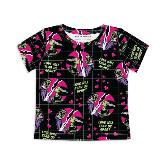 Short Sleeve T-shirt LOVE WILL TEAR US APART-Kids T-Shirts-sleep-no-more