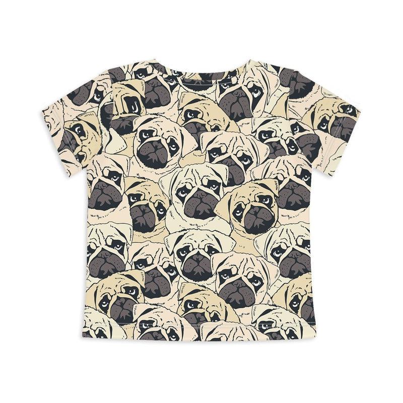 Short Sleeve T-shirt PUG OFF-Kids T-Shirts-sleep-no-more