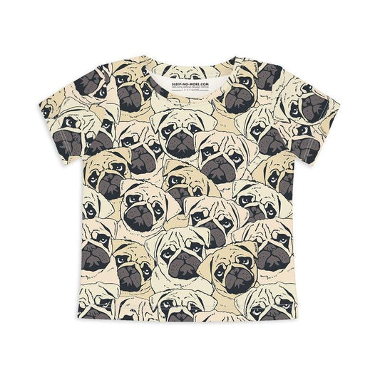 Short Sleeve T-shirt PUG OFF-Kids T-Shirts-sleep-no-more
