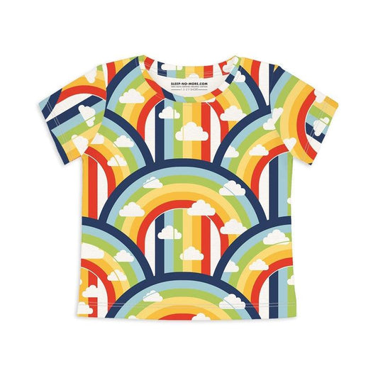 Short Sleeve T-shirt SOMEWHERE OVER THE RAINBOW-Kids T-Shirts-sleep-no-more