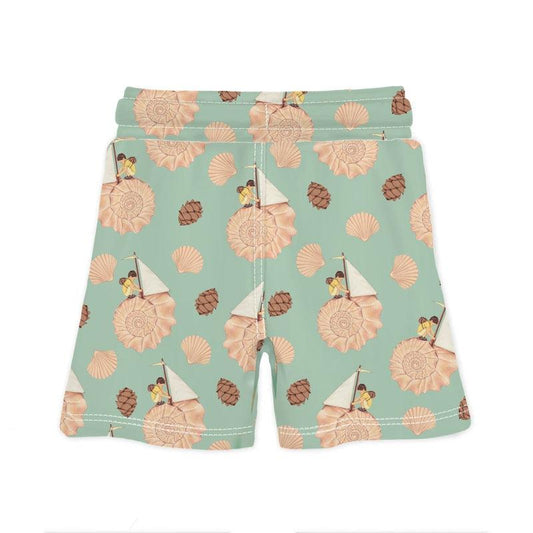 Track Shorts AND THE WALLS BECAME THE WORLD ALL AROUND-Kids Shorts-sleep-no-more