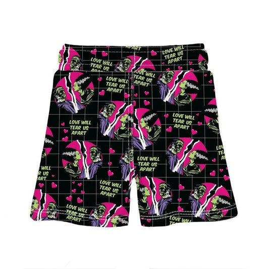 Track Shorts LOVE WILL TEAR US APART-Kids Shorts-sleep-no-more
