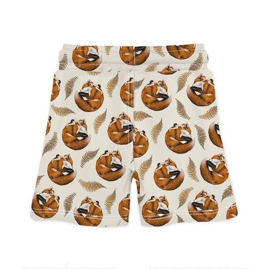 Track Shorts THE EYES ARE BLIND, ONE MUST LOOK WITH THE HEART-trousers-sleep-no-more
