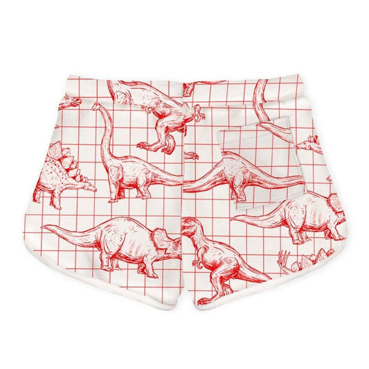 Trim Shorts DINOMITE-Kids Shorts-sleep-no-more