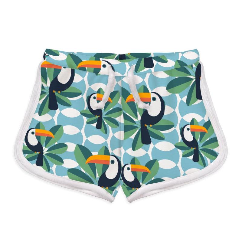 HIGH WAISTED SHORTS WITH FRILL TOUCAN PLAY
