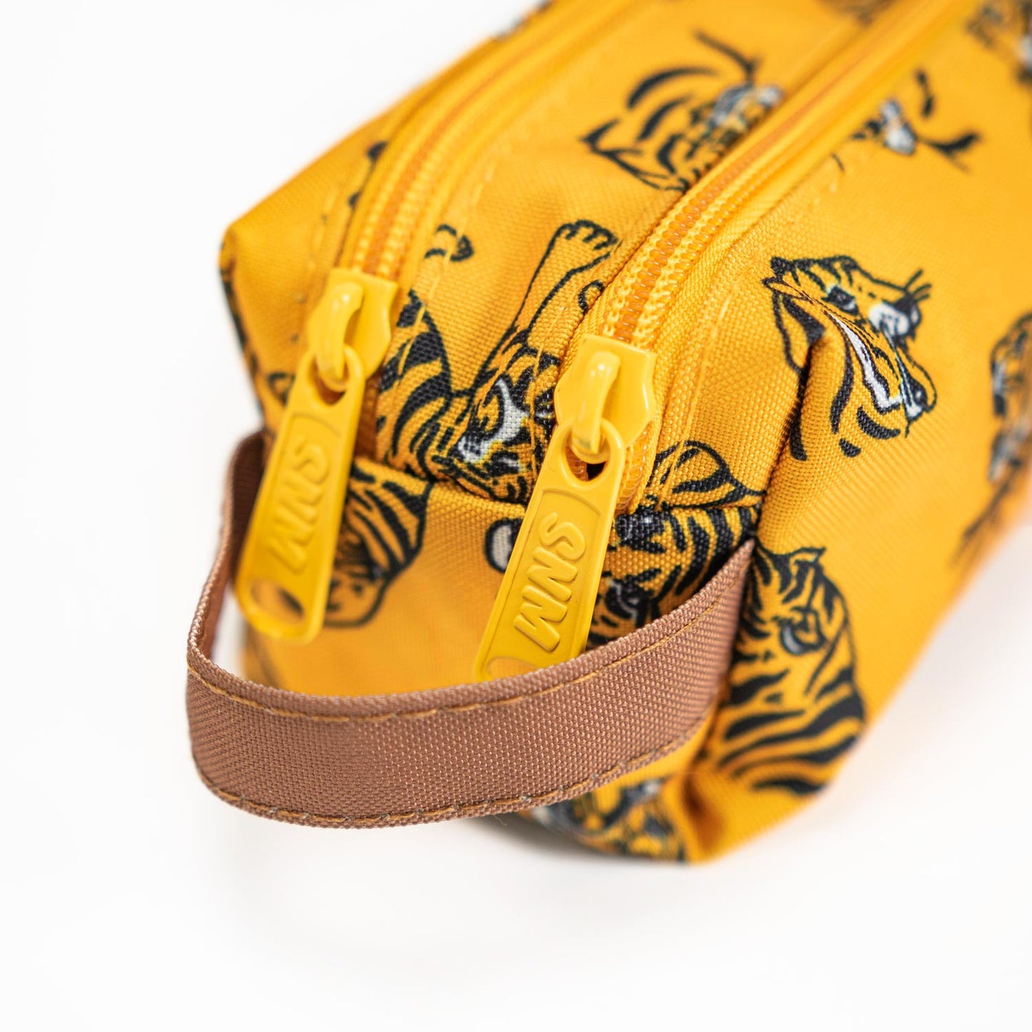 Pencil Case ✦ Old School Tiger Orange
