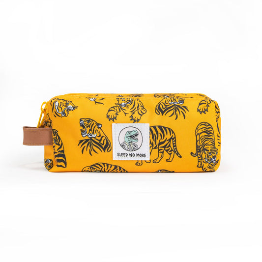 Pencil Case ✦ Old School Tiger Orange