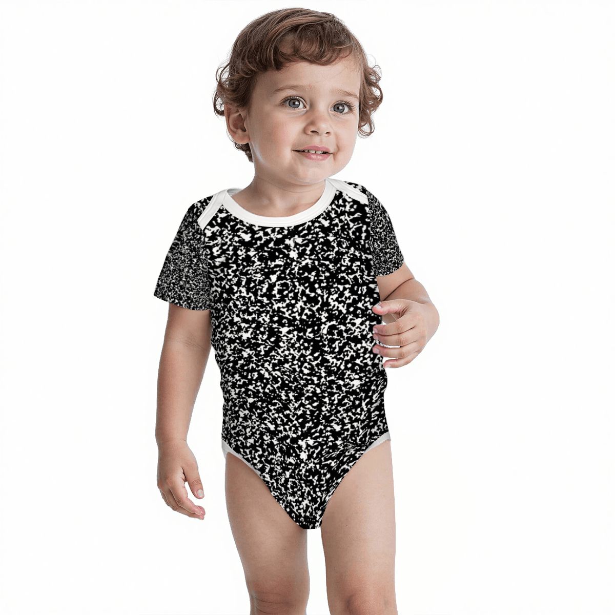 Baby Cotton Short Sleeve Onesie - Too Cool For School