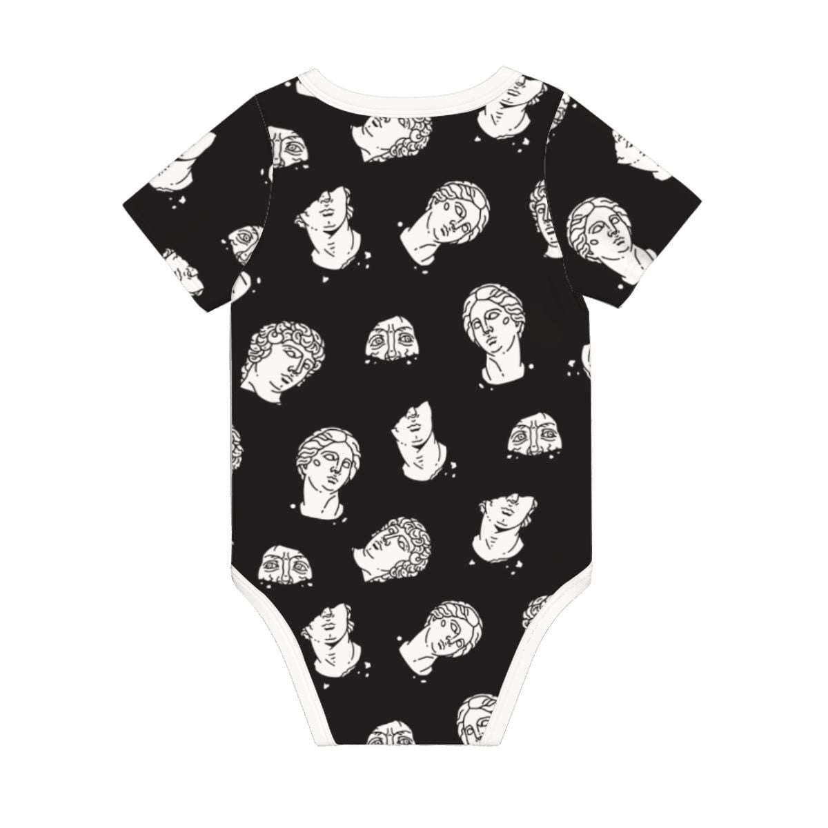 Baby Cotton Short Sleeve Onesie - STATUE