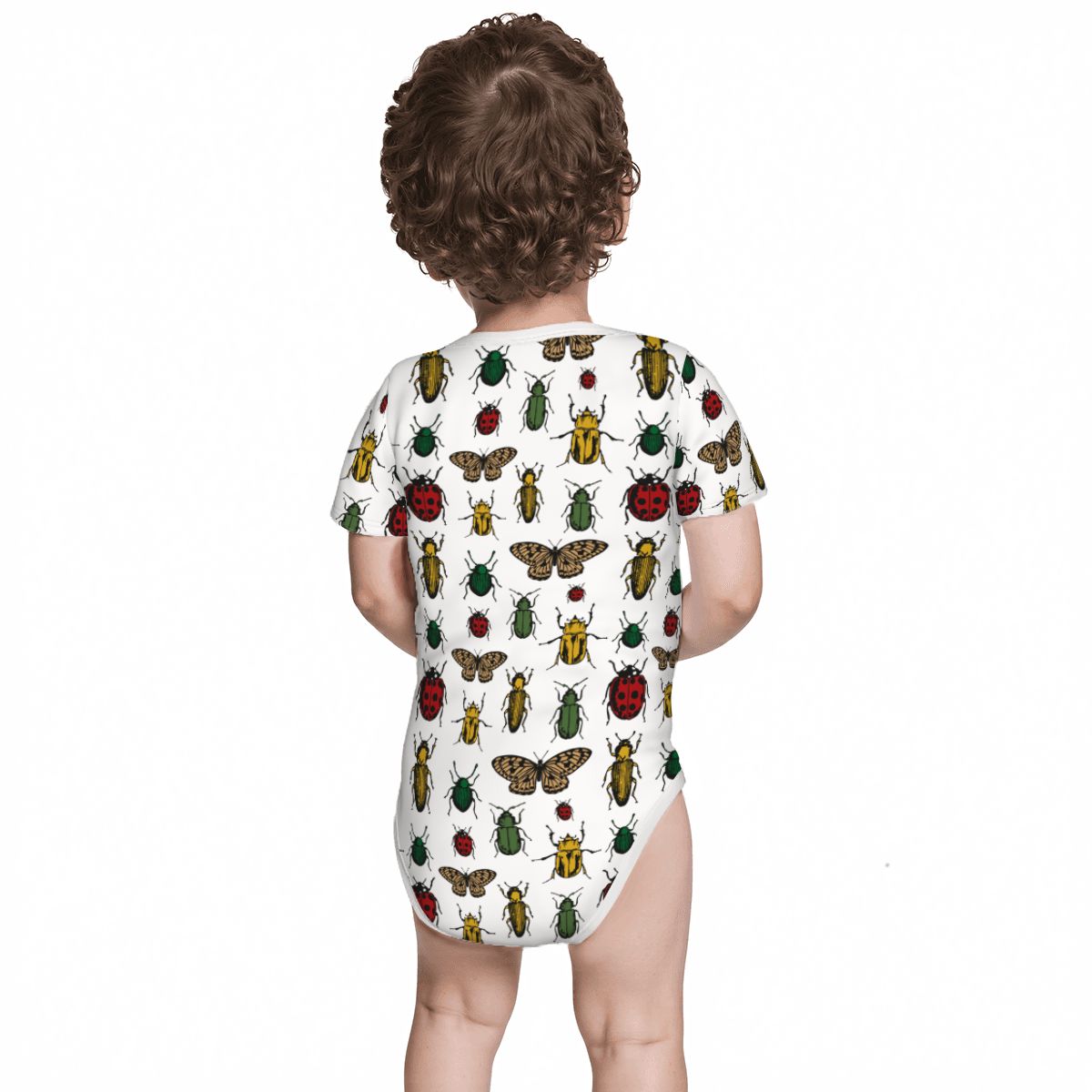 Baby Cotton Short Sleeve Onesie - BUGS