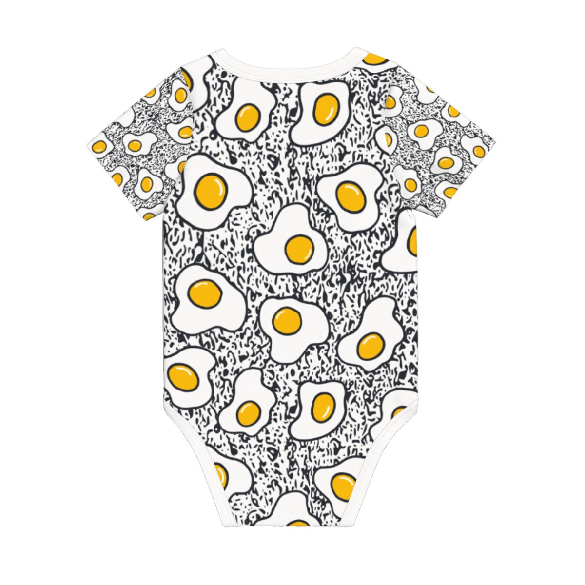 Baby Cotton Short Sleeve Onesie - EGG