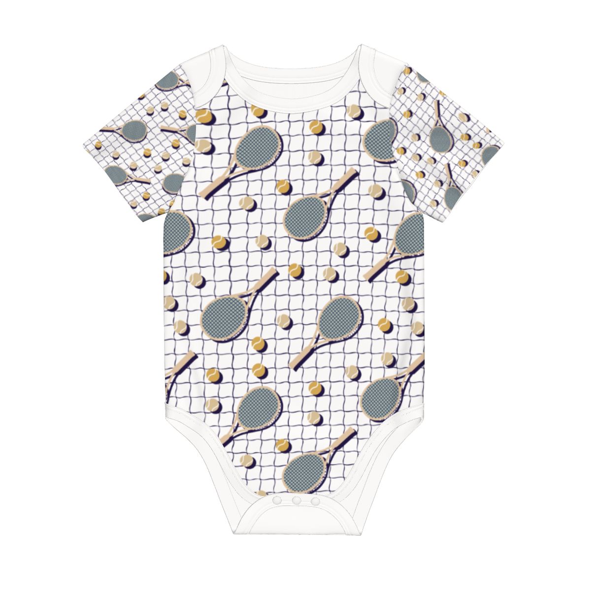 Baby Cotton Short Sleeve Onesie - No. 37