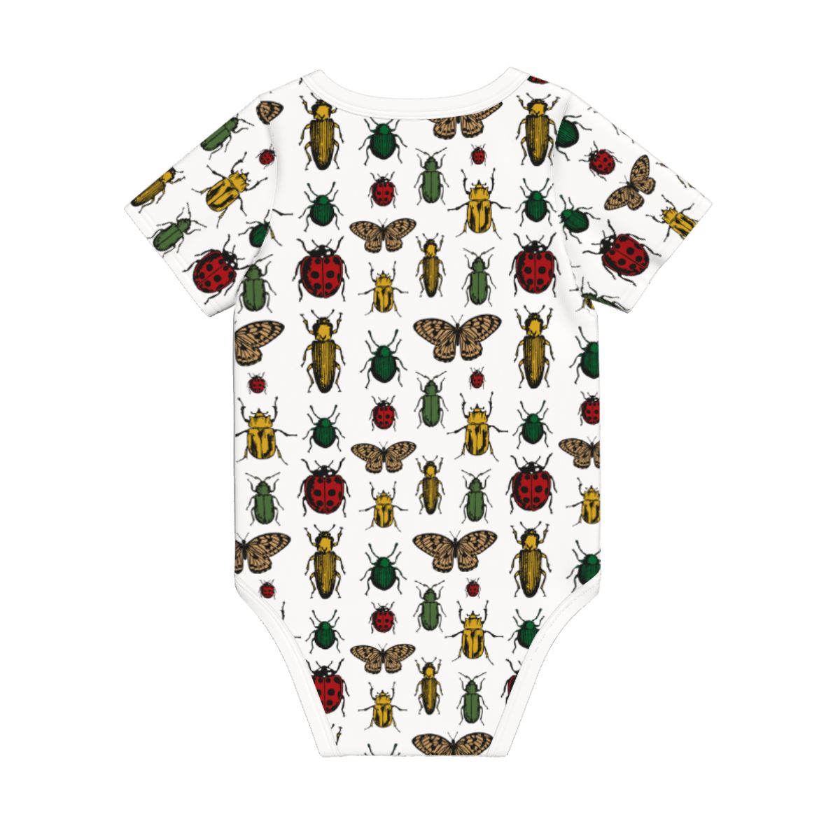 Baby Cotton Short Sleeve Onesie - BUGS