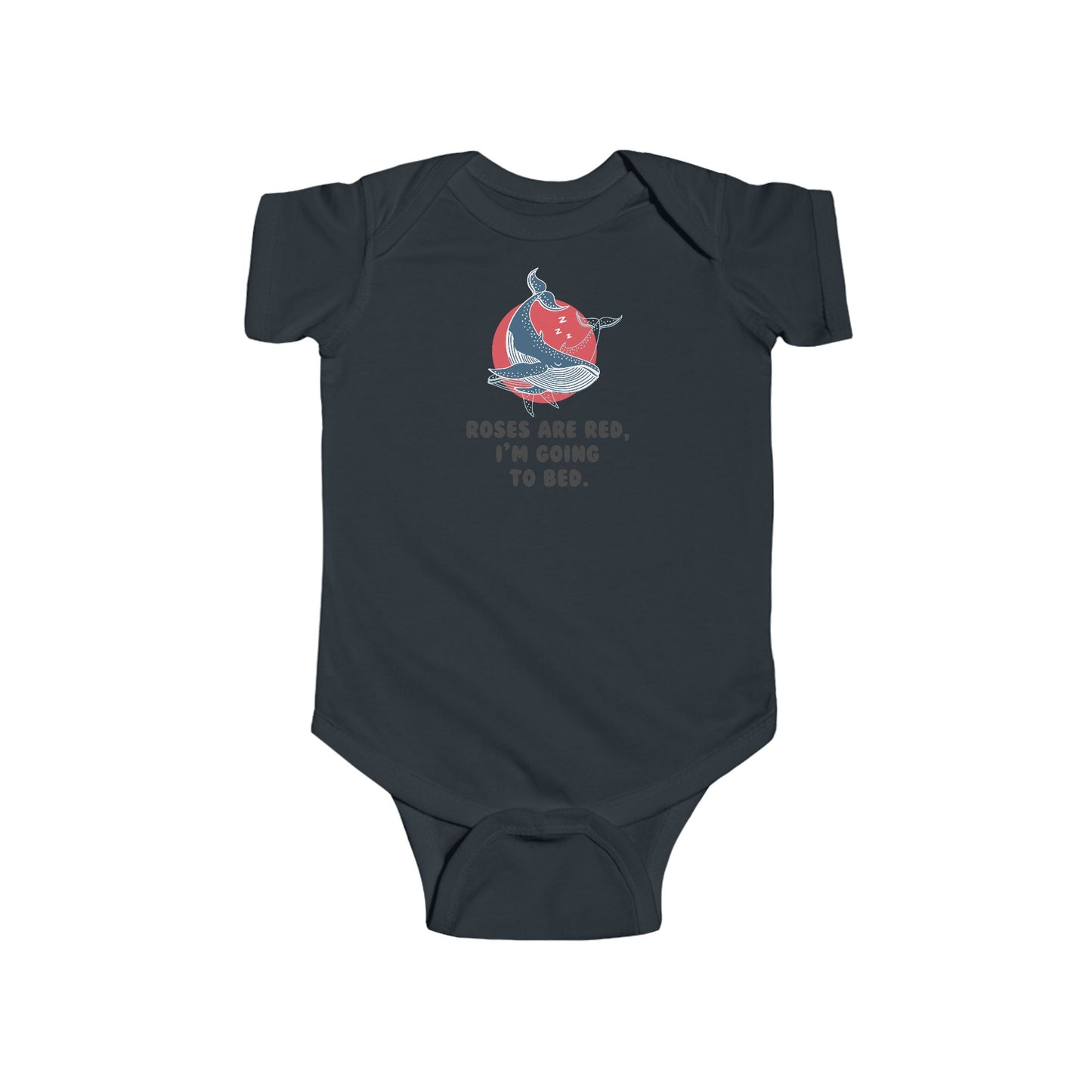 Roses Are Red, I'm Going To Bed Baby Bodysuit | Funny Sleepy Baby Onesie | Infant Bodysuit | Rabbit Skins 4424