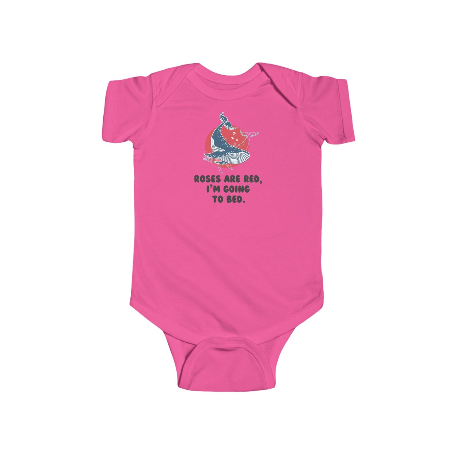 Roses Are Red, I'm Going To Bed Baby Bodysuit | Funny Sleepy Baby Onesie | Infant Bodysuit | Rabbit Skins 4424
